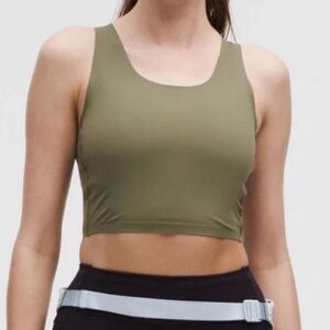 NWT Lululemon Fast and Free Tank Top Light bay leaf
